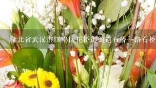 湖北省武汉市江岸区花桥街街道石桥1路石桥工业园附近有花鲜花店吗？